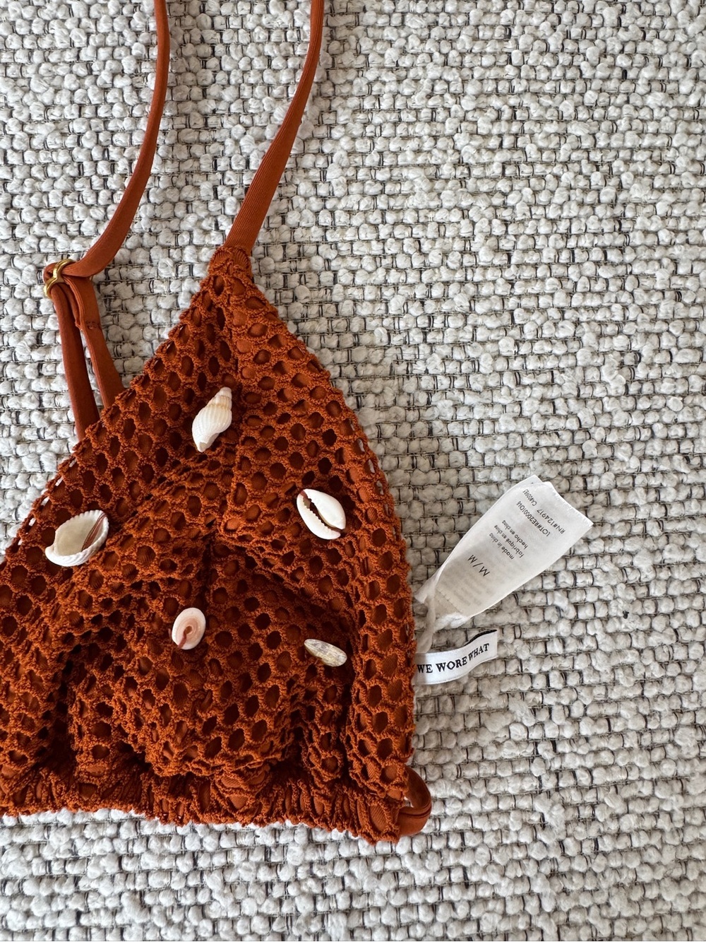 WeWoreWhat Crochet Shell Bikini Set - Picture 4 of 6